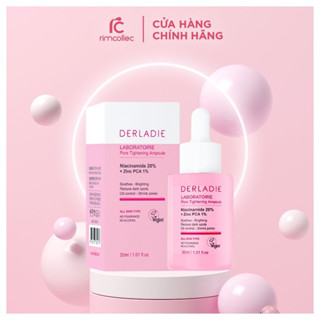 Serum giảm mụn Derladie Laboratoire Pore Tightening Ampoule Niacinamide 20% + Zic PCA 1% 30ml