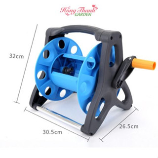 Rulo Khung lô cuốn ống tưới nước Hồng Thanh Garden - khung lô cuốn dây tưới AK-9812, Cuốn đến 25m ống dây phi 20