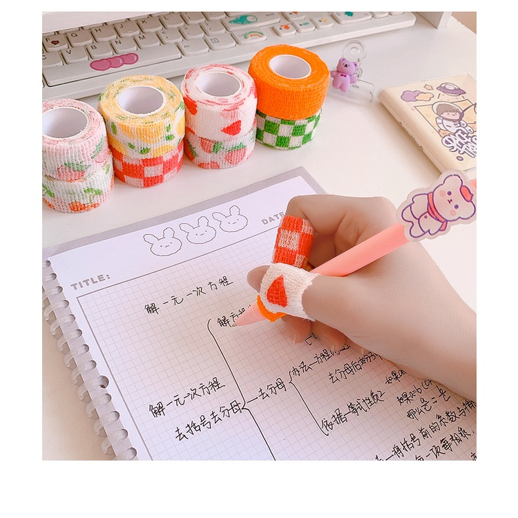 Cuộn Băng Dán Quấn Ngón Tay Co Dãn, Cuộn Băng Quấn Viết Chữ 4.5m