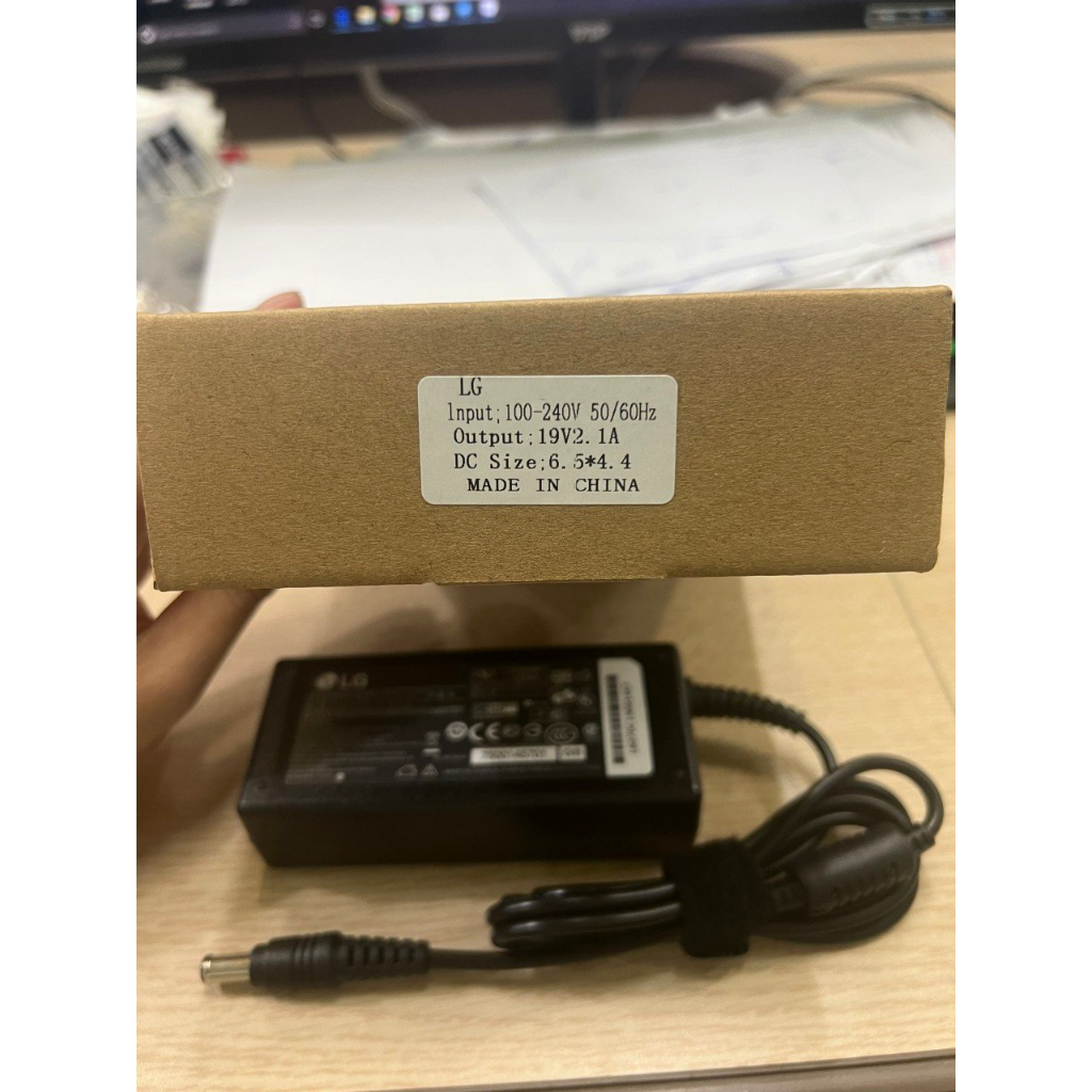 Adapter nguồn màn hình LG 19V 1.3A / 2.1A chính hãng, Nguồn LG xịn