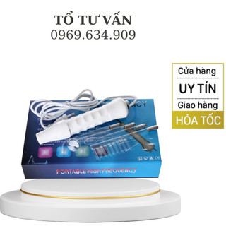 Máy điện tím sát khuẩn kháng viêm sau nặn mụn cầm tay cho spa, thẩm mỹ