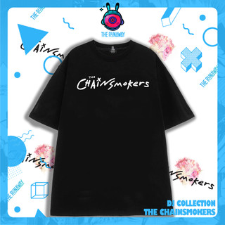Áo phông Cotton 100% Nam / Nữ  DJ EDM Raver: The Chainsmoker by The Runaway