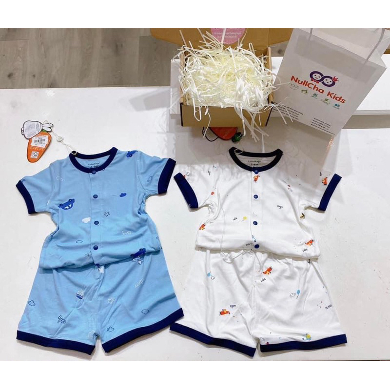 Bộ Cộc Tay Petit Uala Rogo Cao Cấp Cho Bé 3m-12m