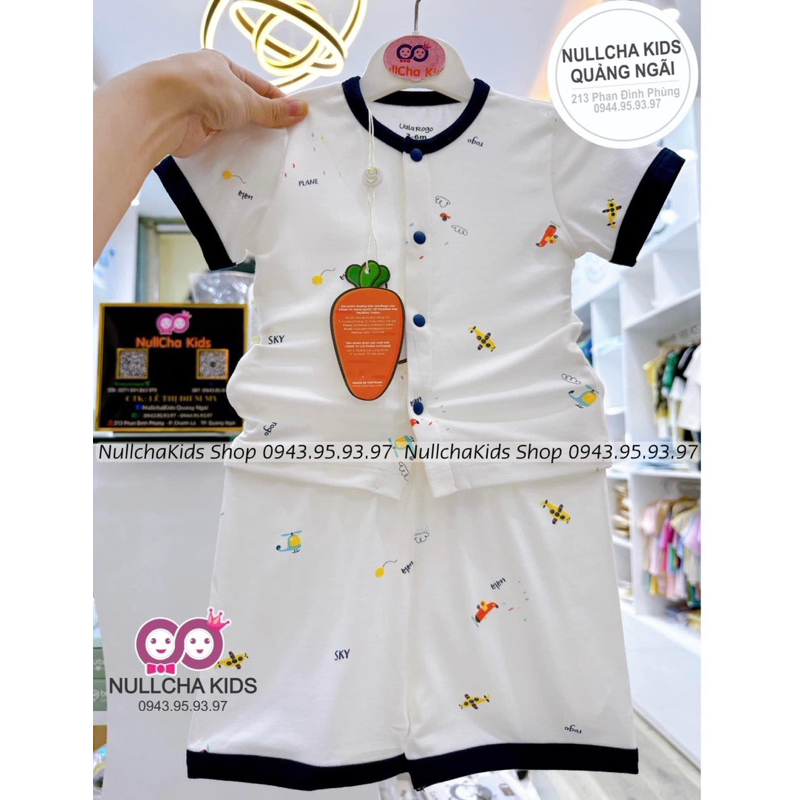 Bộ Cộc Tay Petit Uala Rogo Cao Cấp Cho Bé 3m-12m