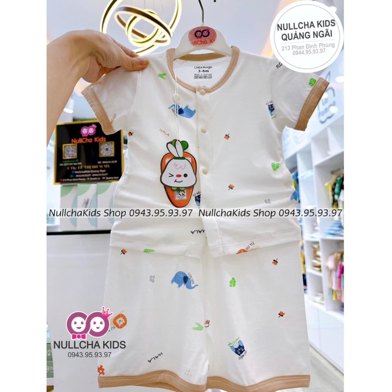 Bộ Cộc Tay Petit Uala Rogo Cao Cấp Cho Bé 3m-12m