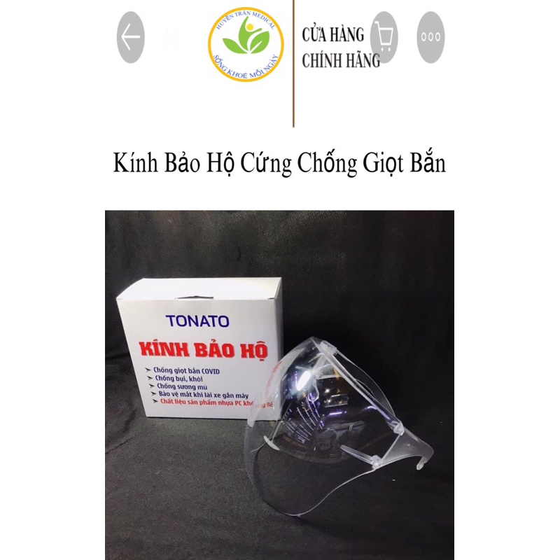 [THANH LÝ LỖ 99%-DỌN KHO] KÍNH CHẮN BẢO HỘ CHỐNG GIỌT BẮN