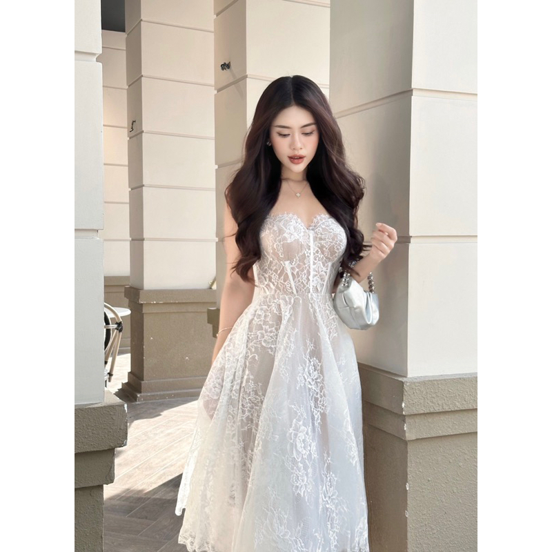 Đầm 2s ren công chúa