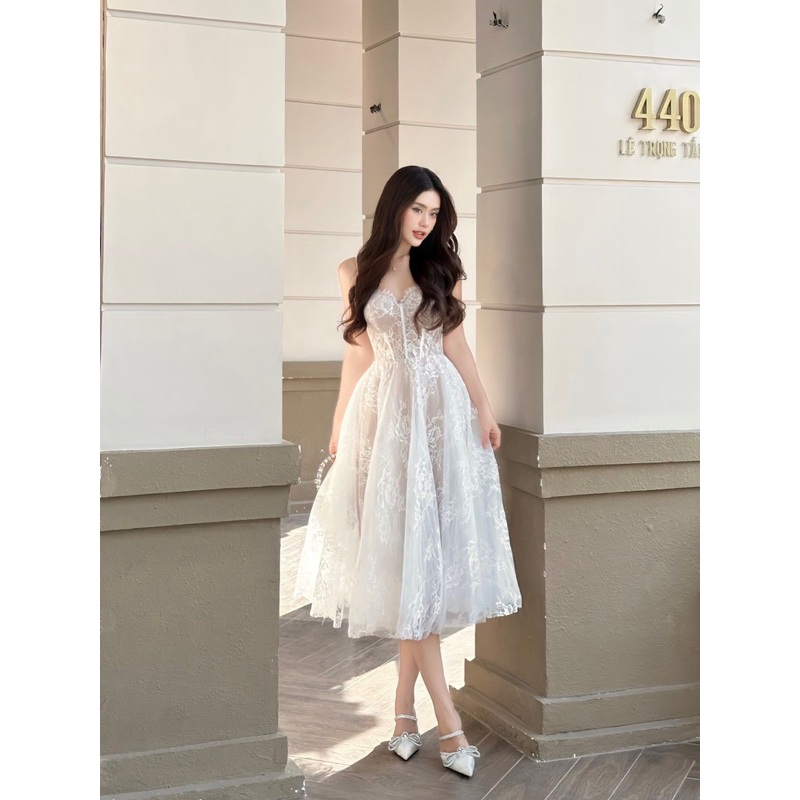 Đầm 2s ren công chúa