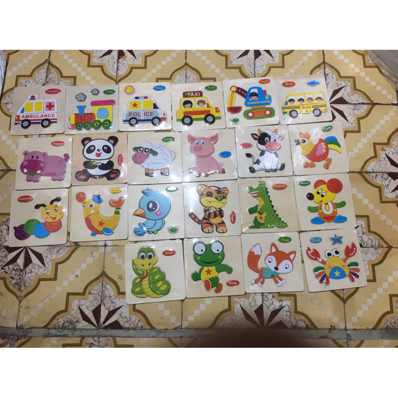 Tranh gỗ ghép 3D cho bé