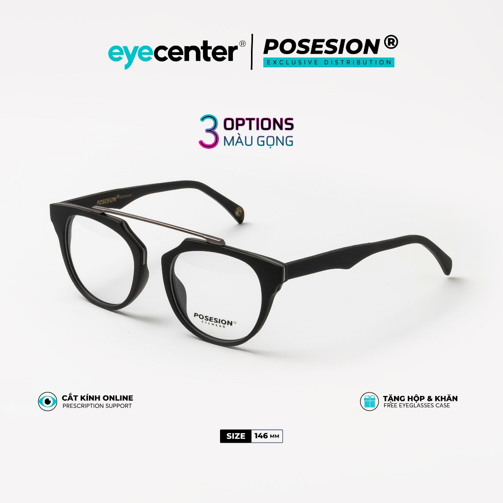 Gọng kính nam nữ chính hãng Posesion Eyewear PS7177 nhập khẩu by Eye Center Vietnam
