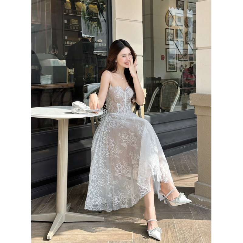 Đầm 2s ren công chúa