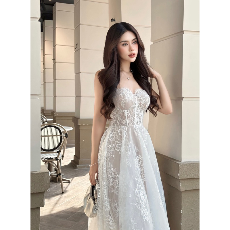 Đầm 2s ren công chúa