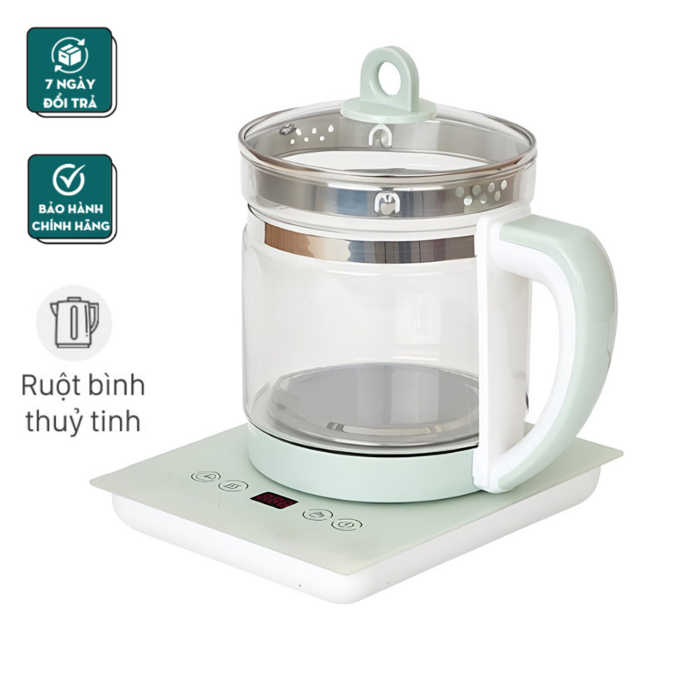 Ấm pha trà 1.8L đa năng ,ấm kèm bếp siêu tiện dụng dành cho gia đình, Bảo Hành Chính Hãng