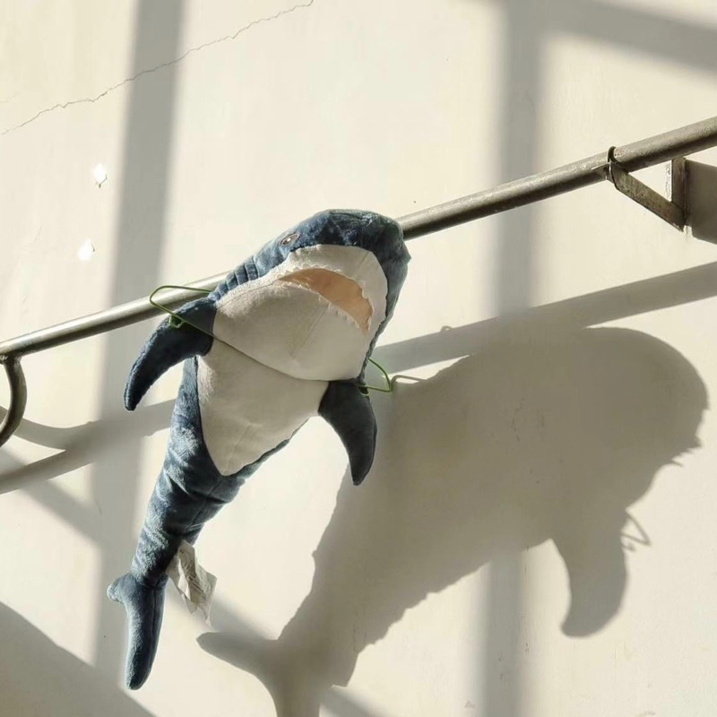 Gấu bông cá mập shark xanh size to ôm ngủ decor phòng dễ thương cho bé|Gauxinhcorner
