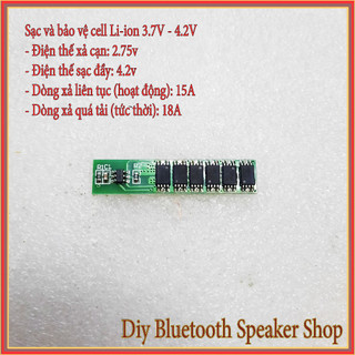 Mạch bms 1s 4.2v 15a 2s 7.4v 10a 15a chuyên sạc và bảo vệ cell li-ion 3.7v - 4.2v