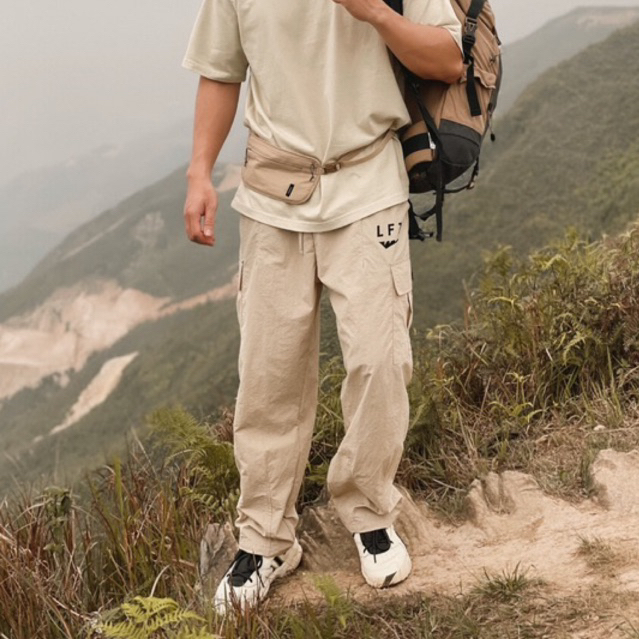 QUẦN PARACHUTE 2023 LFT | Màu Kaki