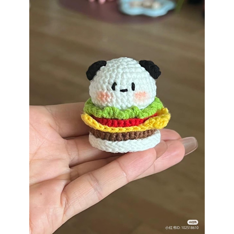 Móc khoá hamburger cún pochaco