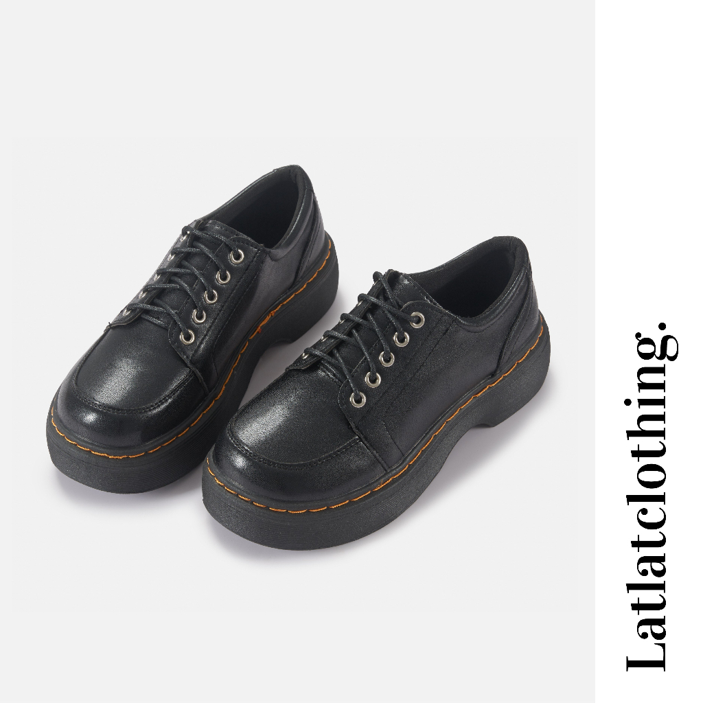 Giày Retro phong cách vintage dành cho nữ siêu xinh - Giày cổ thấp đế cao 4cm dành cho nữ phong cách vintage