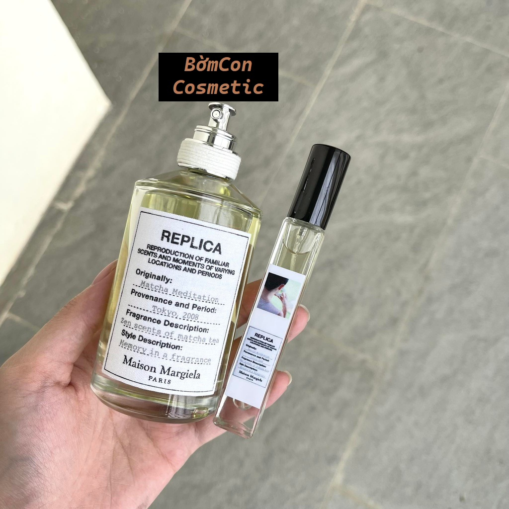 auth Nước hoa nữ Replica Matcha Meditation - 10ml vị trà xanh trà sữa