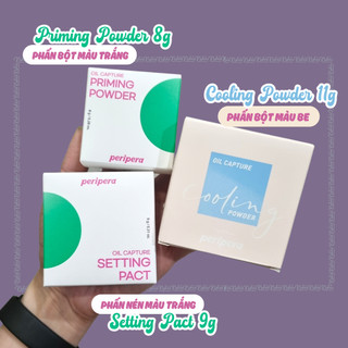 Phấn phủ Peripera Oil Capture Priming Powder/ Setting Pact/ Cooling Powder
