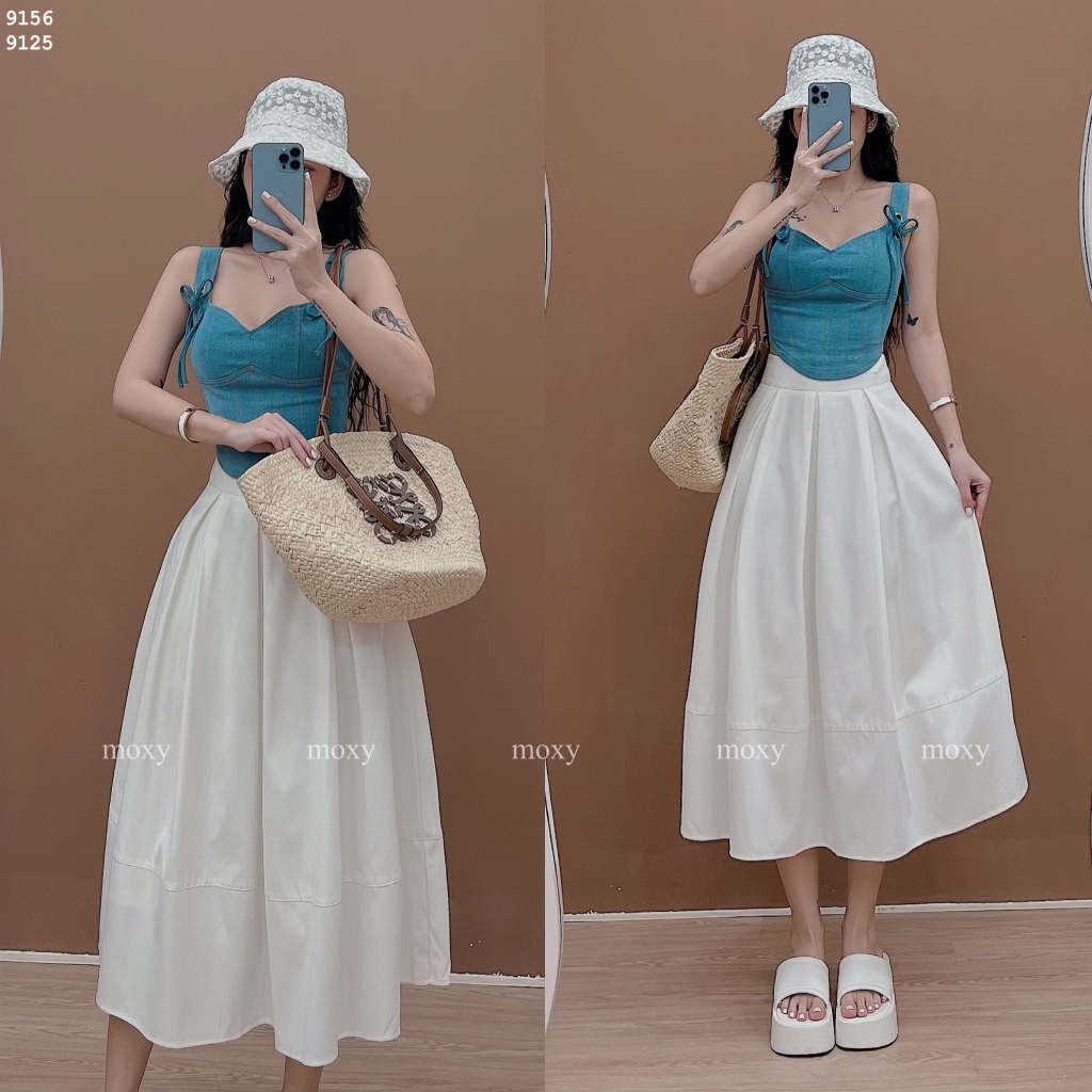 SP009156-Áo jean đan dây sau