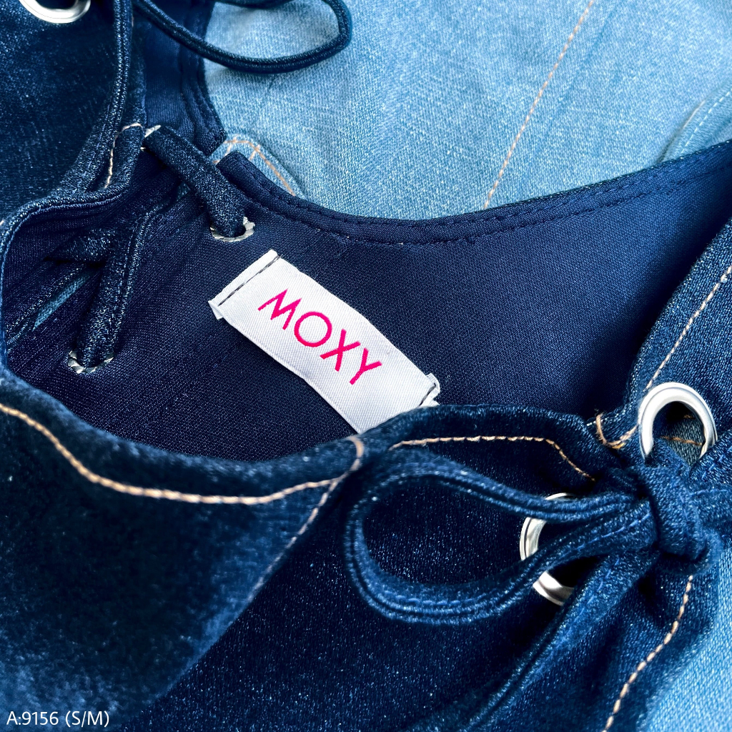 SP009156-Áo jean đan dây sau