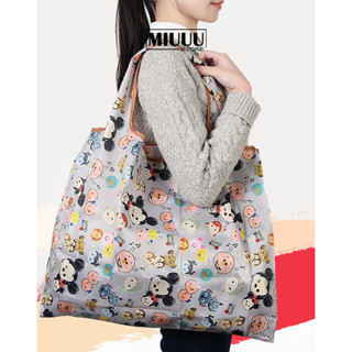 Túi Đi Chợ Gấp Gọn Cỡ Lớn, Chịu Lực Tốt, Thời Trang, Túi Mua Sắm Tái Sử Dụng Bảo Vệ Môi Trường