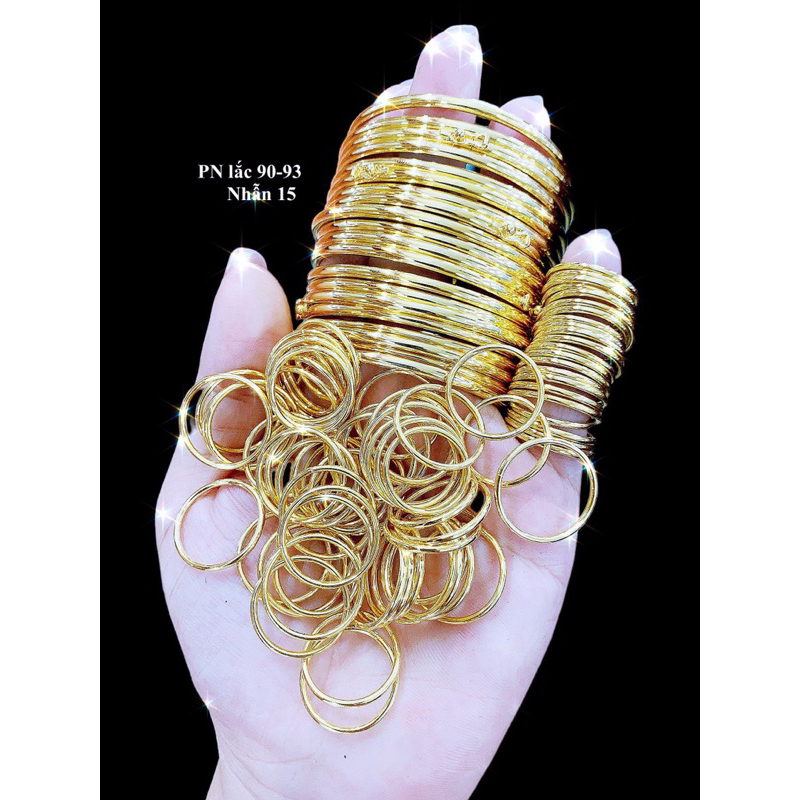 Nhẫn tròn trơn vàng dày dặn