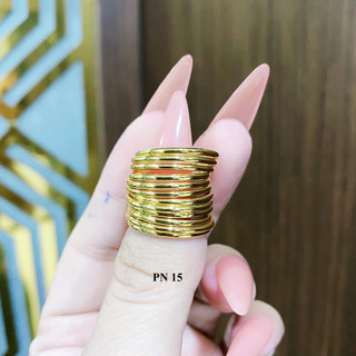 Nhẫn tròn trơn vàng dày dặn