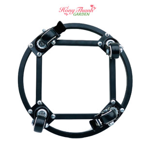 Đế chậu (ĐK50cm) Đế Chậu Thông Minh Cao Cấp Hồng Thanh Garden, Kệ Để Chậu Có Bánh Xe Siêu Chắc Khỏe, Chịu Lực Đến 400kg