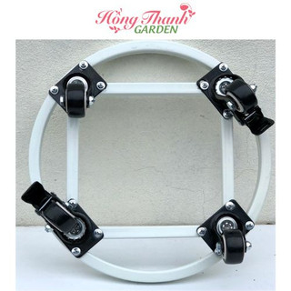 Đế chậu (ĐK40cm) đế chậu thông minh cao cấp Hồng Thanh Garden Kệ Để Chậu Có Bánh Xe Siêu Chắc Khỏe, Chịu Lực Đến 300kg