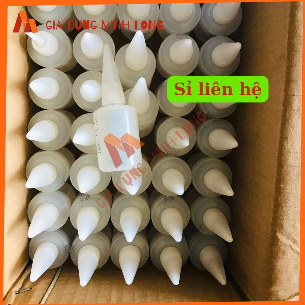 Keo 502 chai lớn 500ml tặng kèm 3 lọ để chiết, keo dán đa năng siêu dính con voi- dán sắt, dán gỗ, dán giày dép
