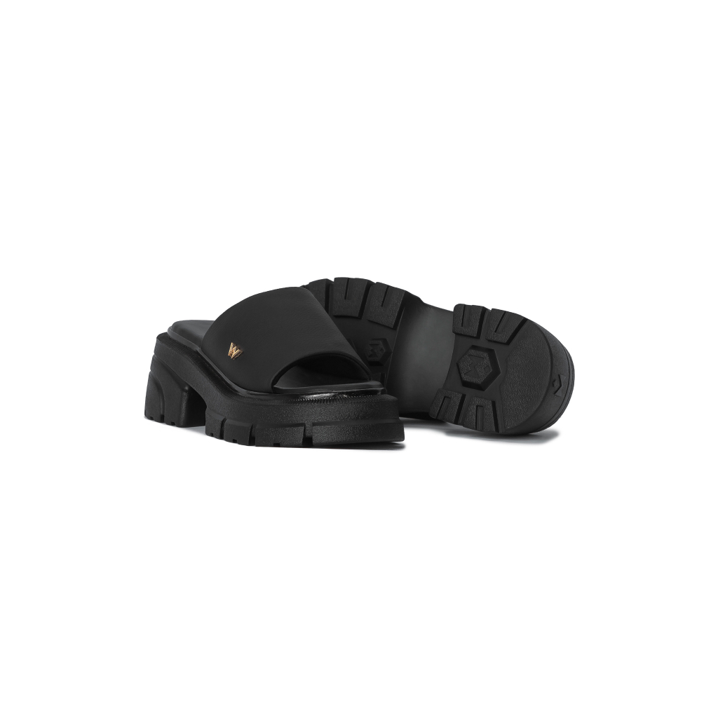 Dép Sandal Nữ THEWOLF QUEEN MULE SANDAL - BLACK