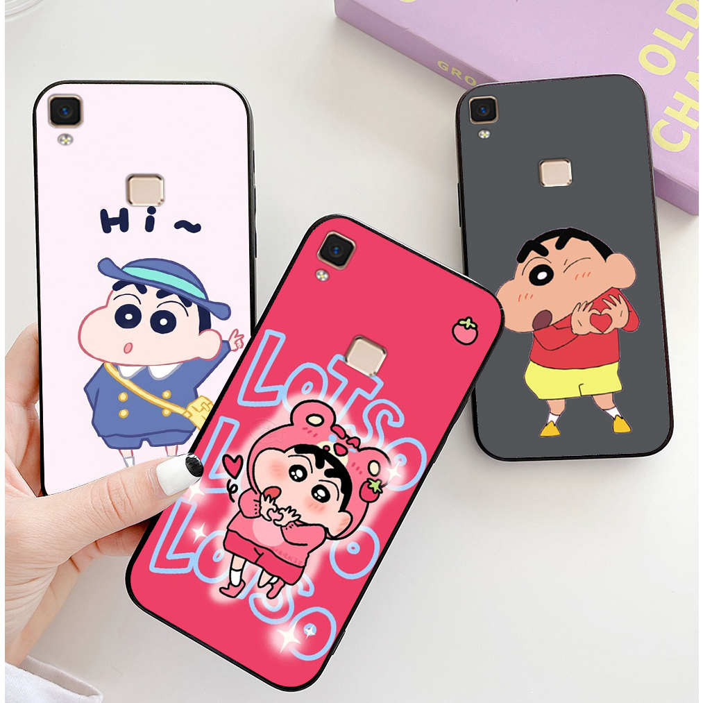 Ốp lưng vivo v3 max in hình shin cậu bé bút chì cute