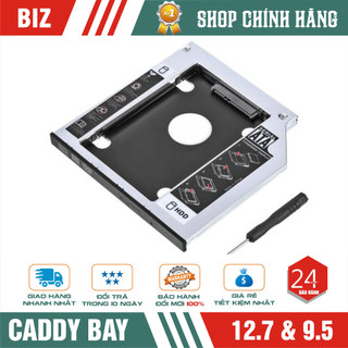 [ GIÁ SỐC ] Caddy Bay Nhôm HDD,SSD SATA 3 9.5mm/12.7mm - Khay ổ cứng thay thế ổ DVD