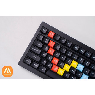 Nút bàn phím AKKO Keycap set – WOB (PBT Double-Shot / MDA profile / 282 nút)