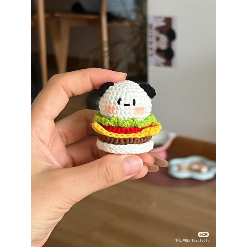 Móc khoá hamburger cún pochaco