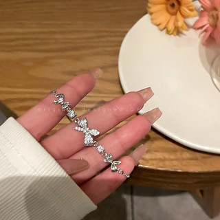 Vòng tay đính nơ zircon sang trọng cao cấp dành cho nữ ph kin n li t