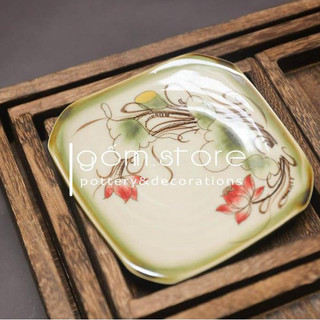 Đĩa lẻ vẽ tay gốm sứ bát tràng