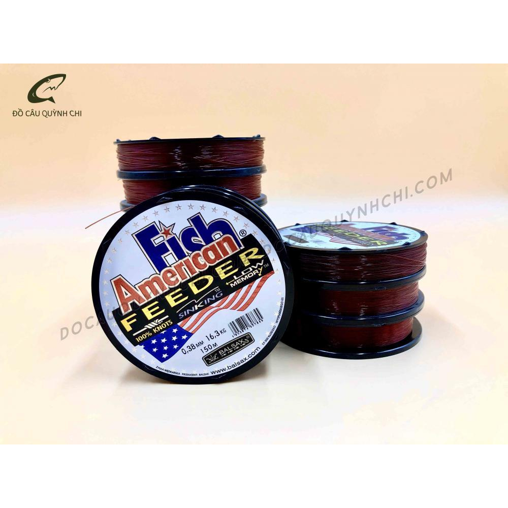 DÂY CÂU CÁ BALSAX: AMERICAN FISH – MỸ 150M (CÂY) [Đồ câu Quỳnh Chi - Minh HG]