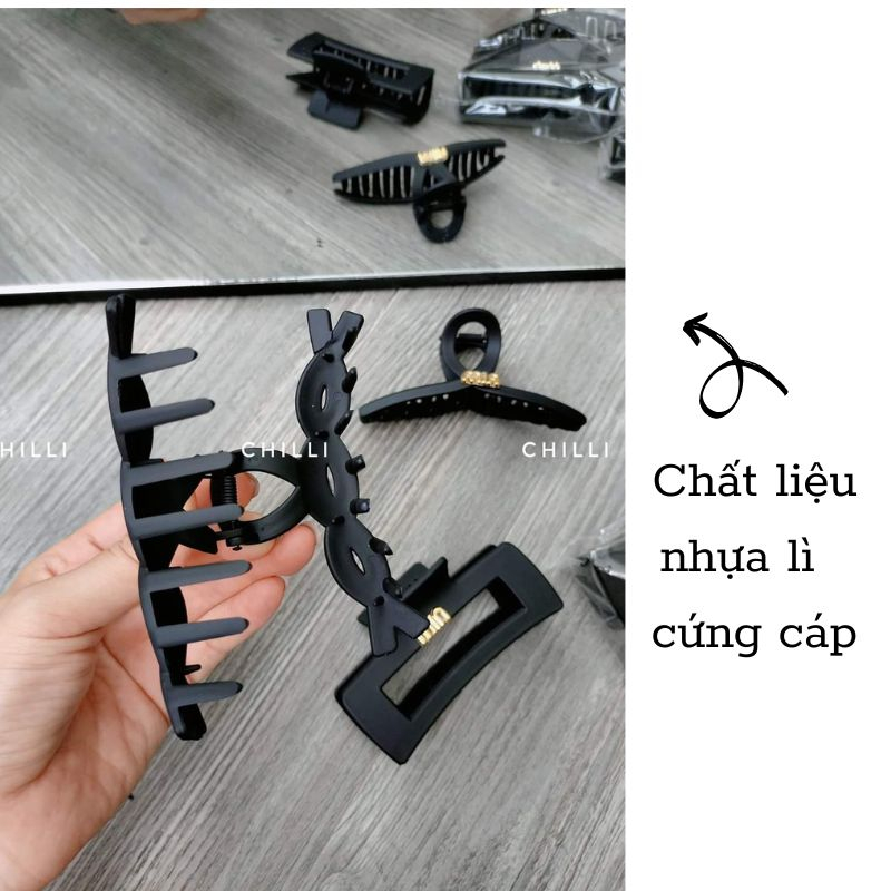 Set 3c Kẹp Tóc Hàn Quốc Kẹp Càng Cua Xoắn Hàng Đẹp Chắc Chắn