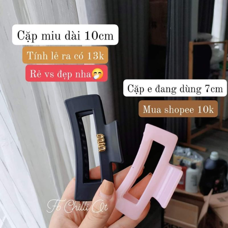 Set 3c Kẹp Tóc Hàn Quốc Kẹp Càng Cua Xoắn Hàng Đẹp Chắc Chắn