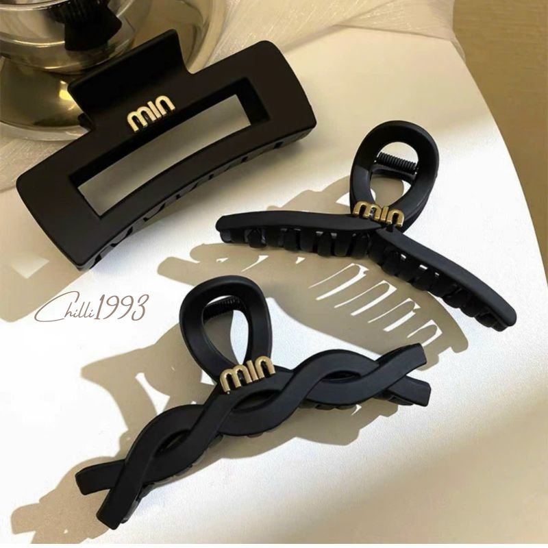 Set 3c Kẹp Tóc Hàn Quốc Kẹp Càng Cua Xoắn Hàng Đẹp Chắc Chắn