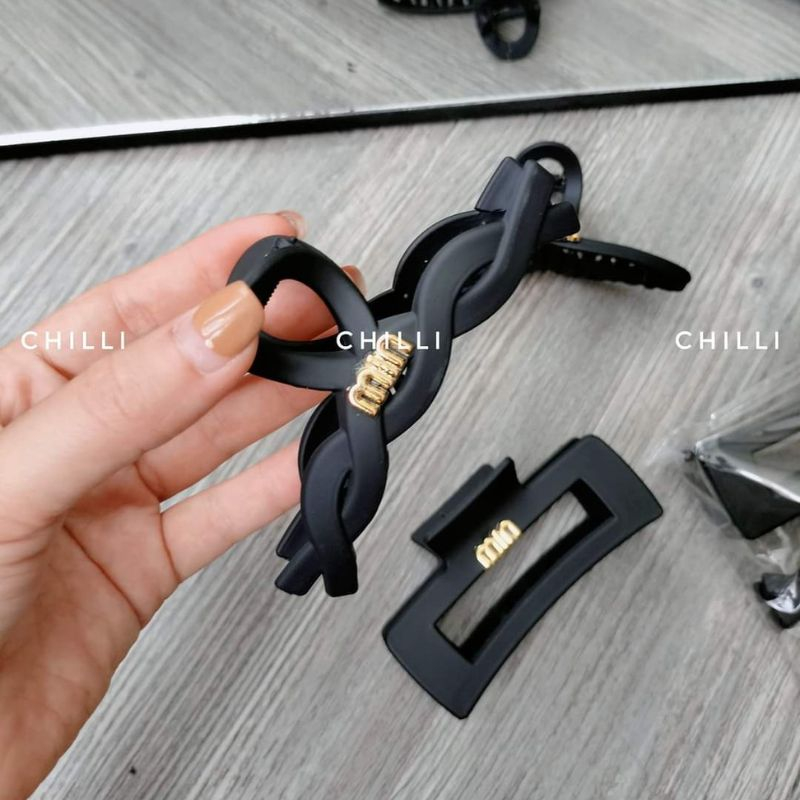 Set 3c Kẹp Tóc Hàn Quốc Kẹp Càng Cua Xoắn Hàng Đẹp Chắc Chắn