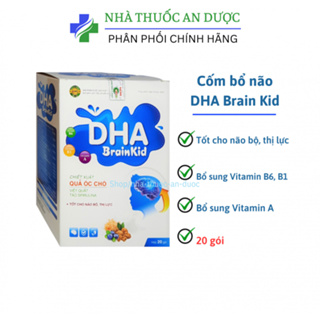 Cốm Bổ Não Trẻ Em DHA BrainKid Hộp 20 gói