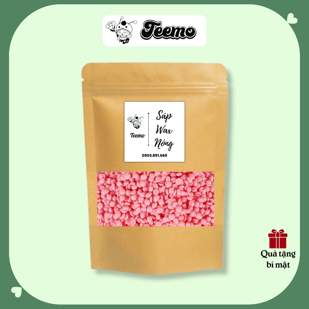 Sáp wax lông dừa màu hồng pastel dành cho da nhạy cảm