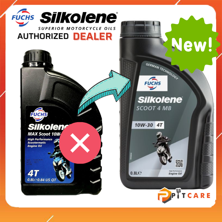 Nhớt Xe Ga Nhập Khẩu Chính Hãng Fuchs Silkolene Max Scoot 10W30 800ml