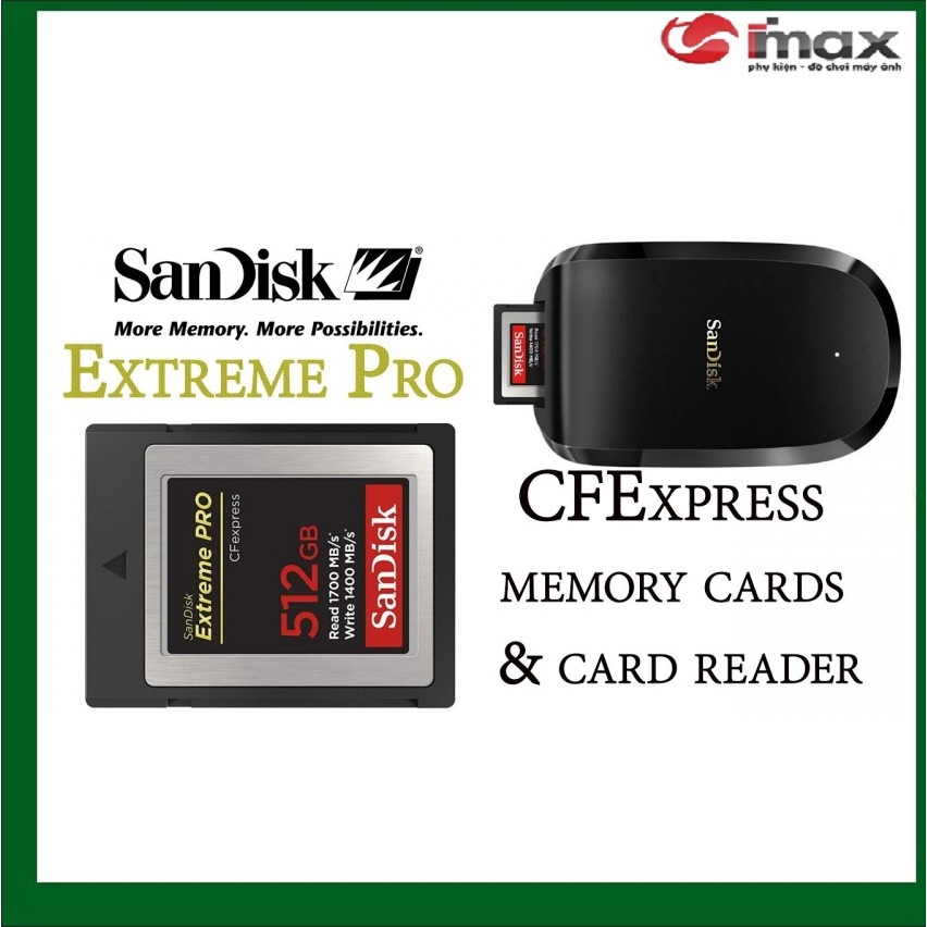 ĐẦU ĐỌC THẺ NHỚ CFEXPRESS SANDISK EXTREME PRO