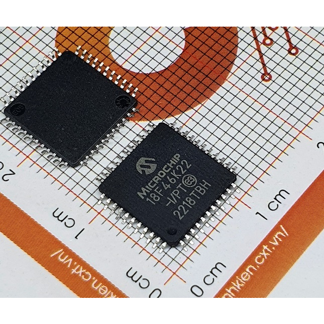 PIC18F46K22-I/PT IC MCU 8BIT 64KB FLASH 44TQFP