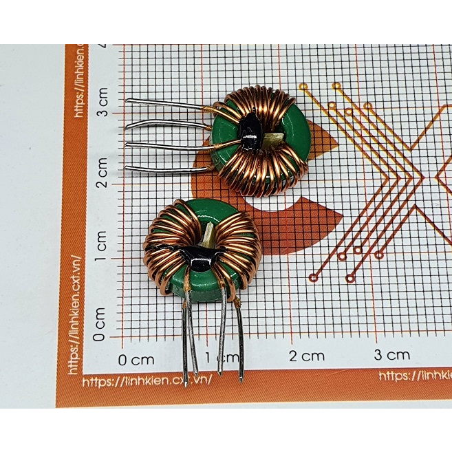 Cuộn lọc 2mH 4A 12X6X4mm